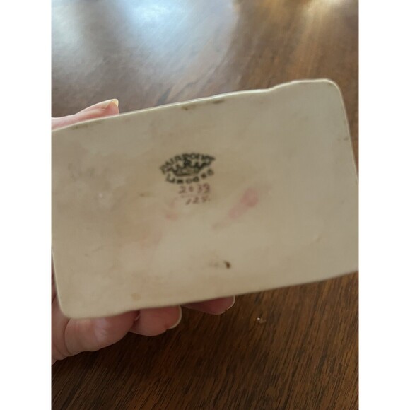 PHL Limoges France Porcelain Powder Box - Pink Flowers Gold Swirl Crown Mark As - Picture 11 of 12